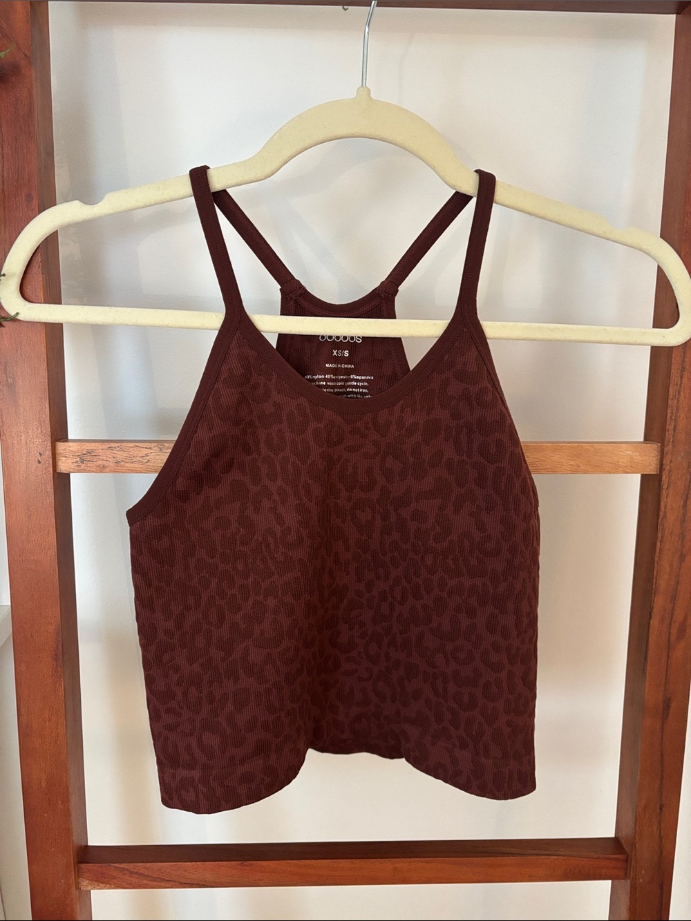 Ribbed Scoop Neck Tank Top